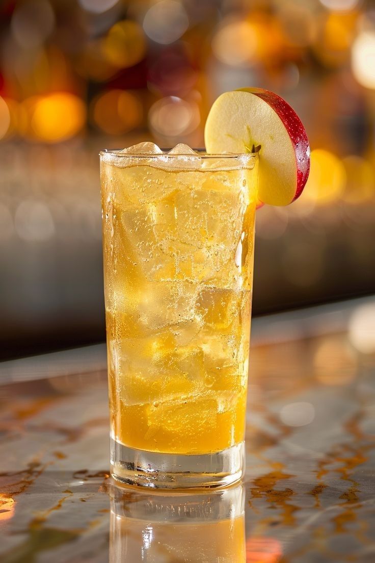 Spiced Ginger-Apple Highball