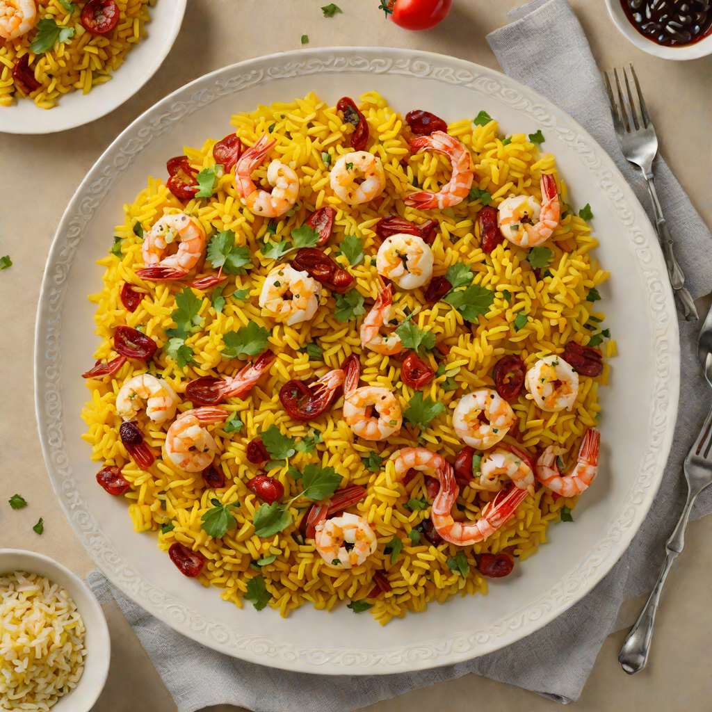 Stovetop Shrimp and Chorizo Paella with Saffron Rice