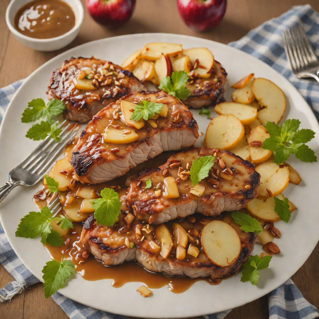 Parade-Inspired Sweet and Savory Cinnamon Apple Pork Chops