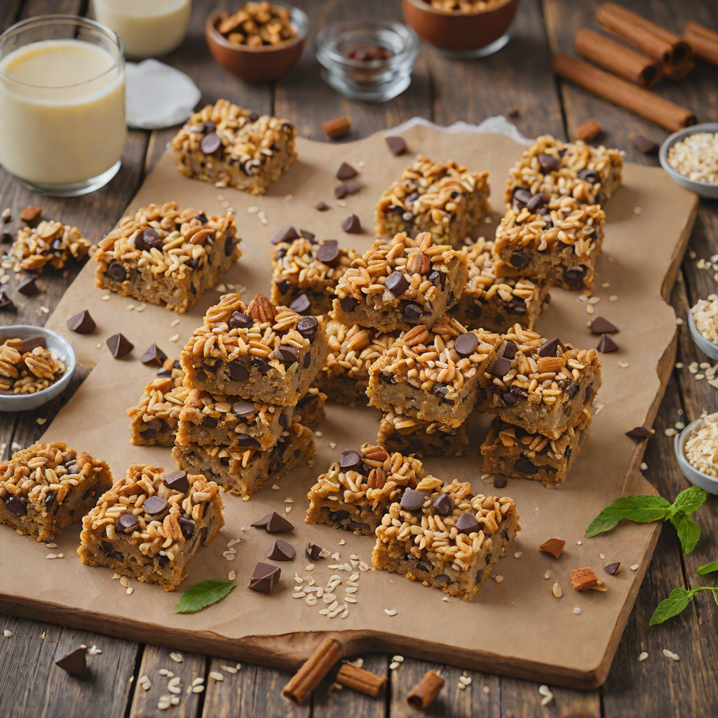 Cinnamon-Oatmeal Chocolate Chip Cookie Bars