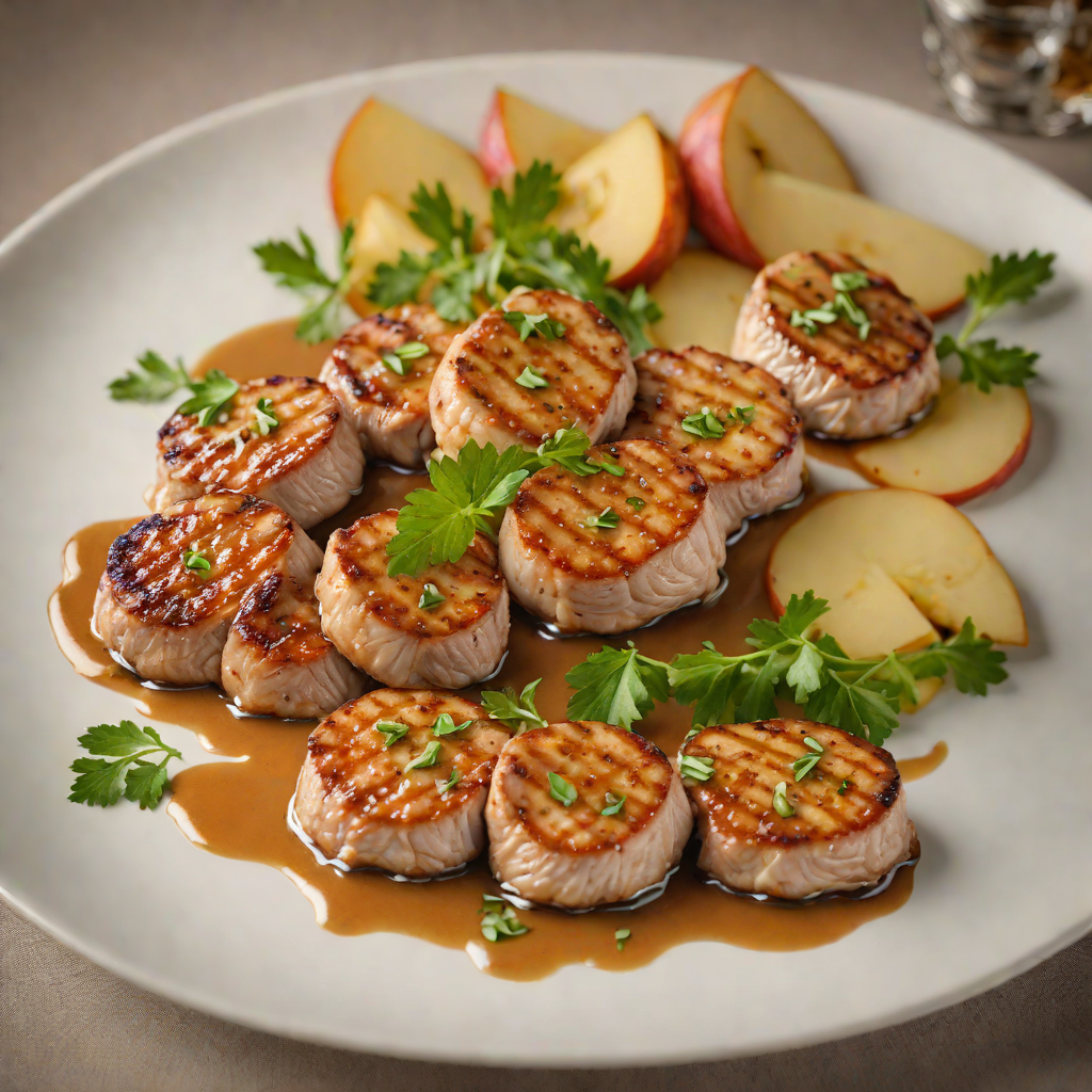 Pan-Seared Pork Medallions with Regional Missouri Apple Glaze