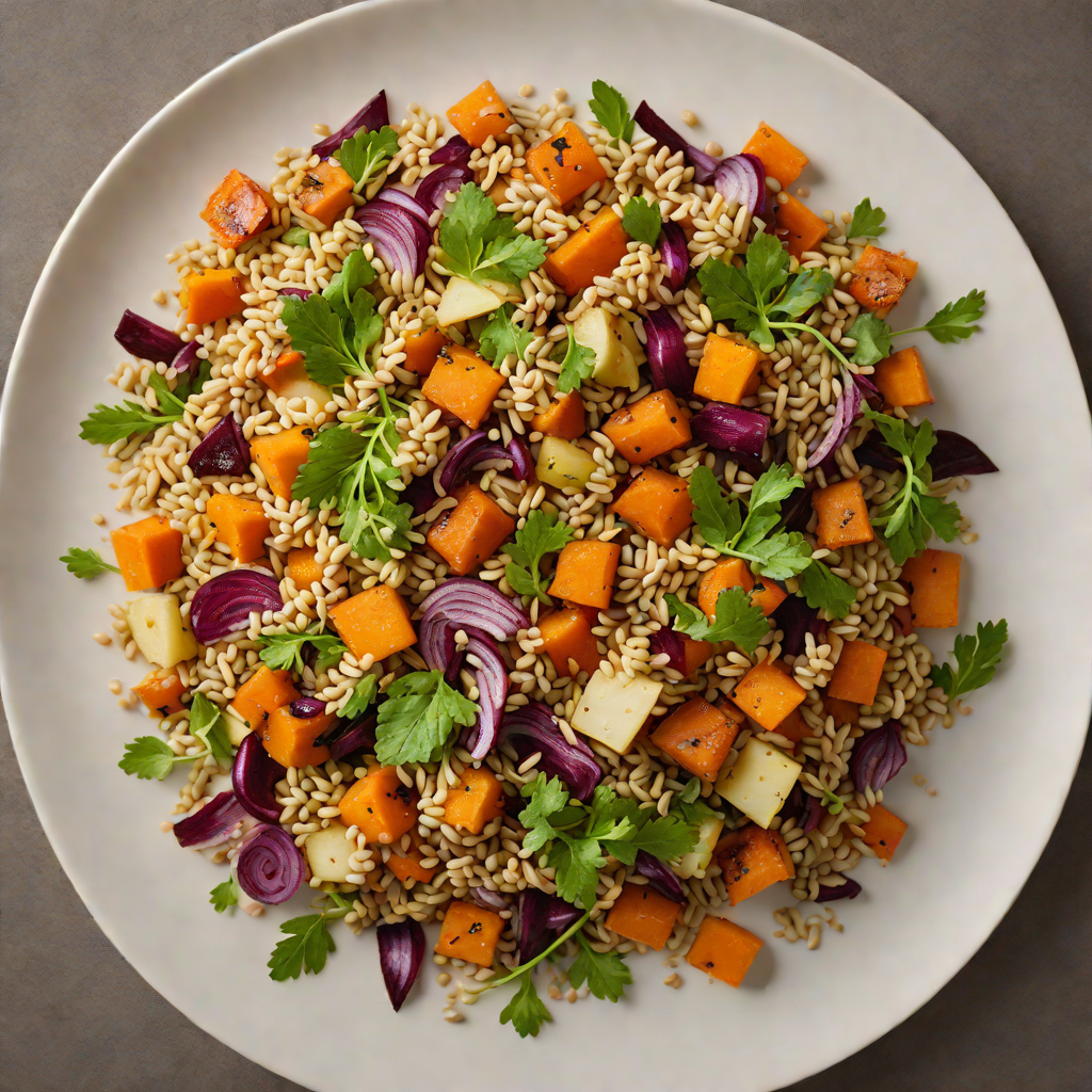 Northward Roasted Root Vegetable and Barley Salad