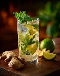 Ginger-Lime Mojito Fizz