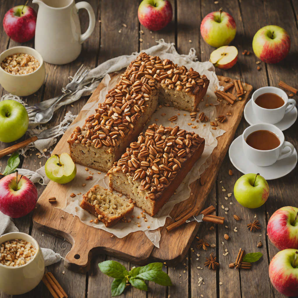 Cinnamon-Spiced Apple Coffee Cake with Streusel Topping