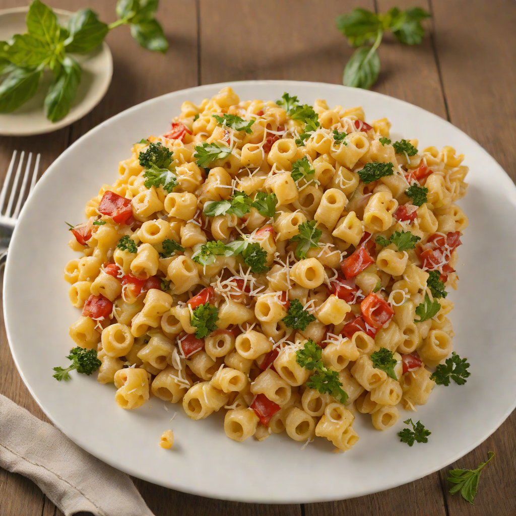 Cheesy Vegetable Macaroni Bake