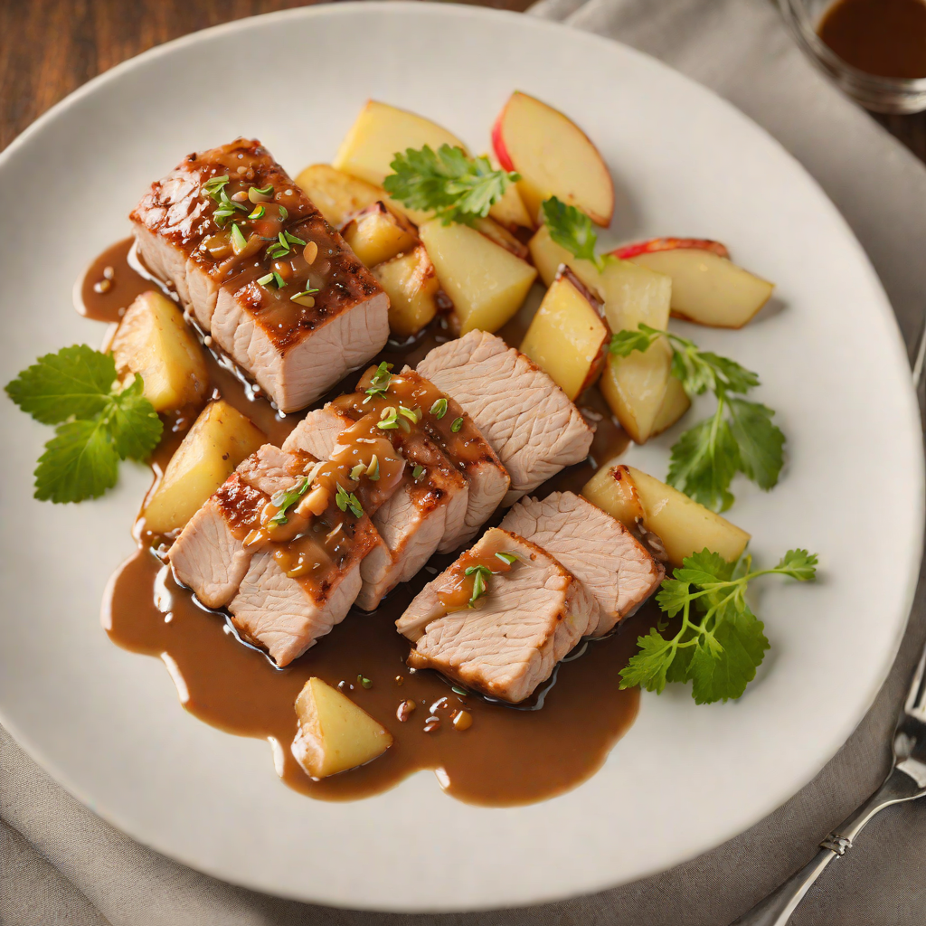 Pan-Seared Pork Tenderloin with Apple-Cinnamon Sauce