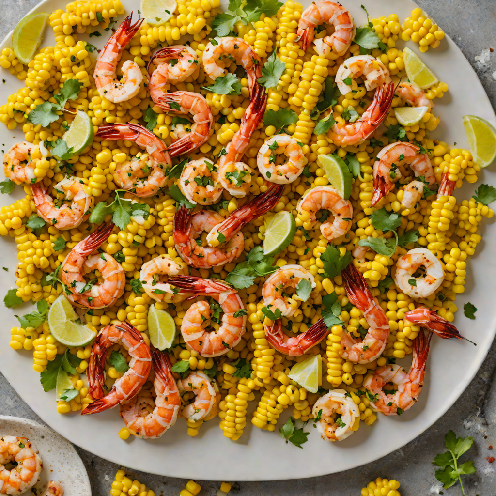 Sheet Pan Cajun-Spiced Shrimp with Roasted Sweet Corn