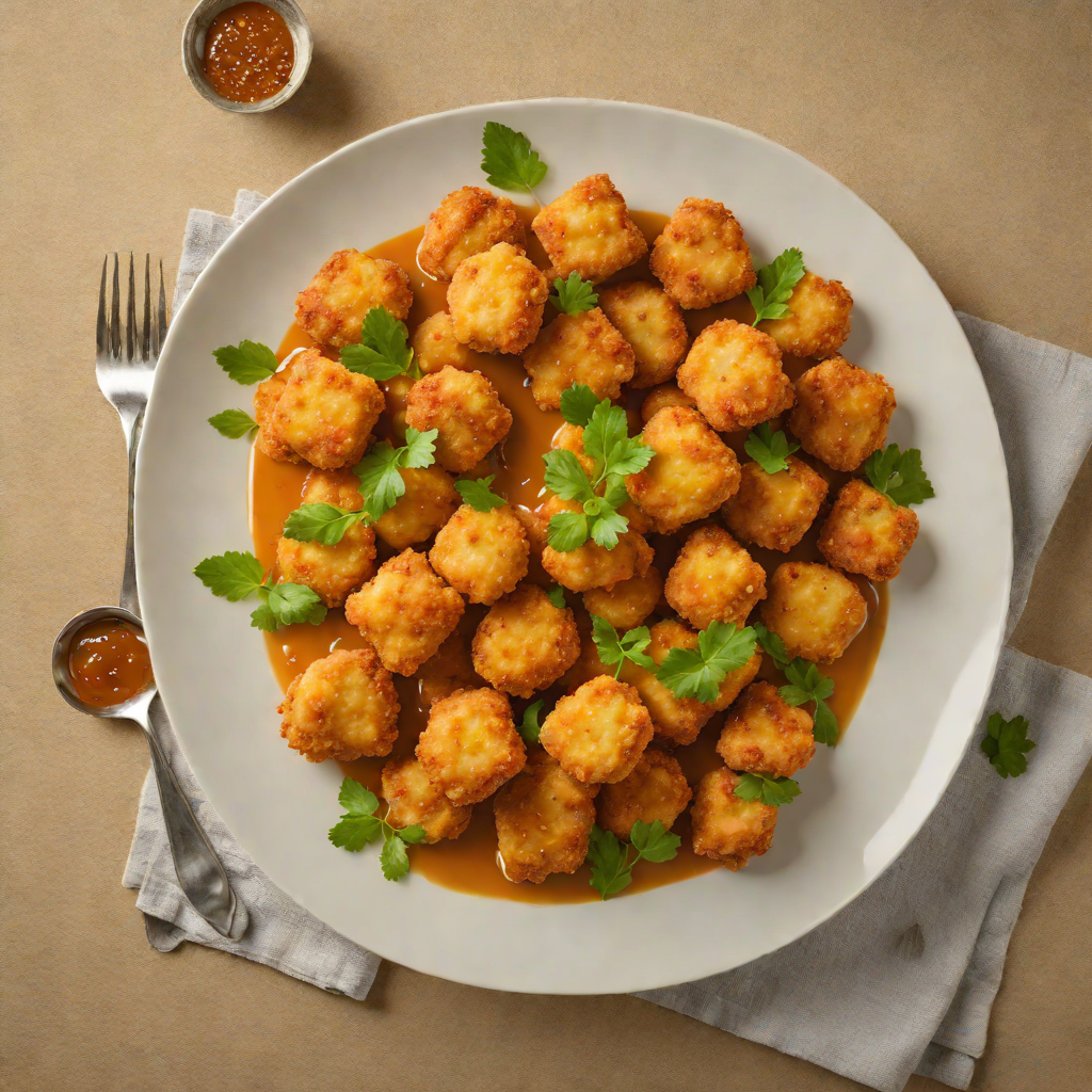 Pan-Seared Chicken Nuggets with Hidden Veggie Sauce