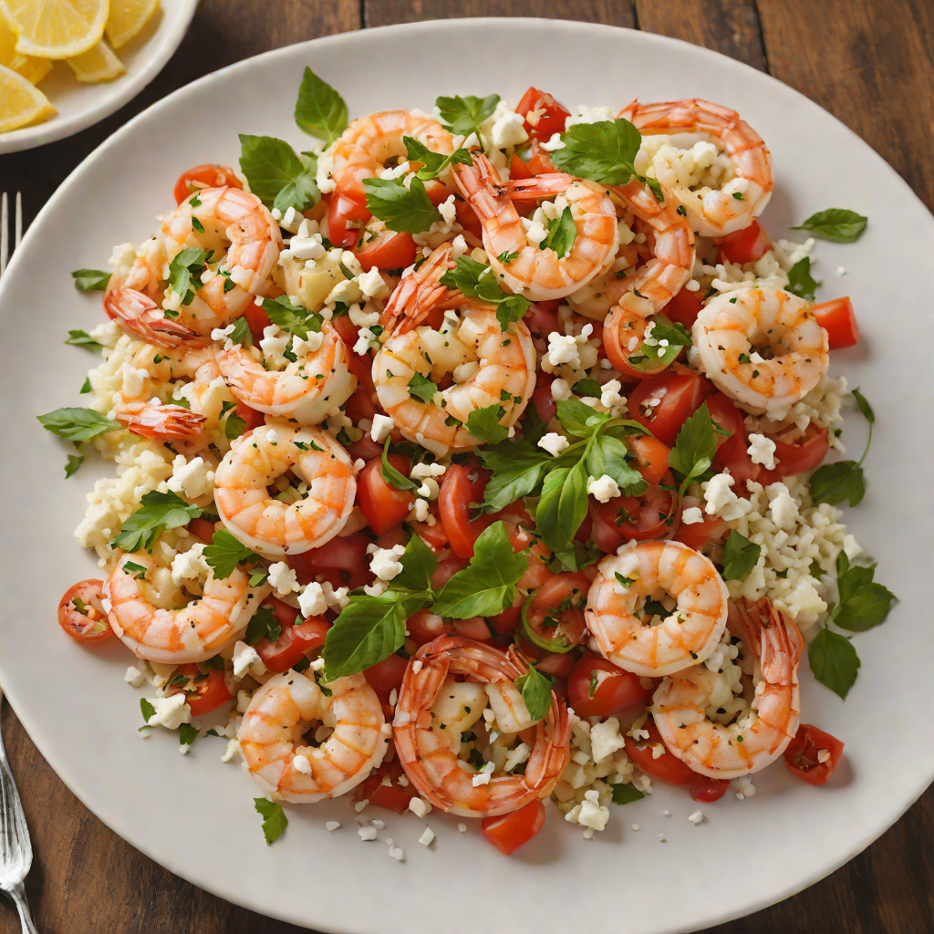 Sautéed Greek Shrimp with Tomatoes and Feta
