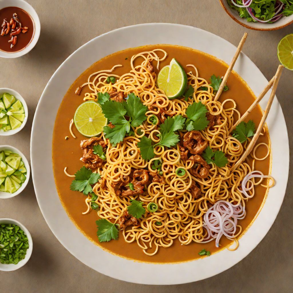 Spicy Khao Soi Curry Noodle Soup with Crispy Shallots