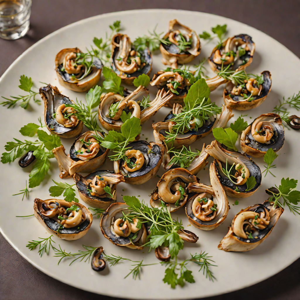 Baked Anchovy and Herb-Stuffed Mushrooms