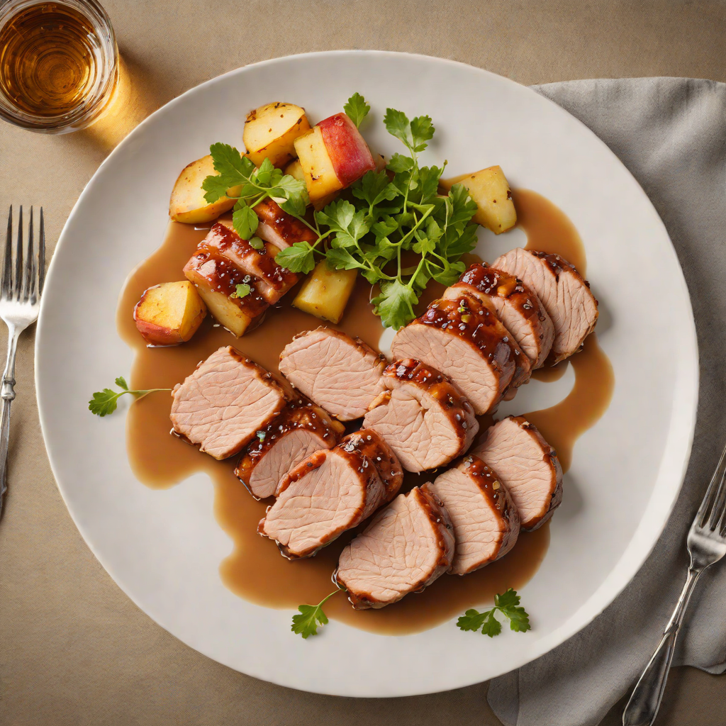 Pan-Seared Pork Tenderloin with Apple Cider Glaze