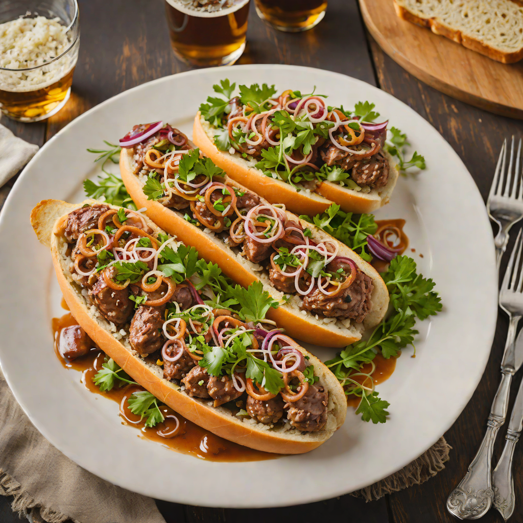 Ann Arbor Craft Beer Braised Bratwurst with Caramelized Onions