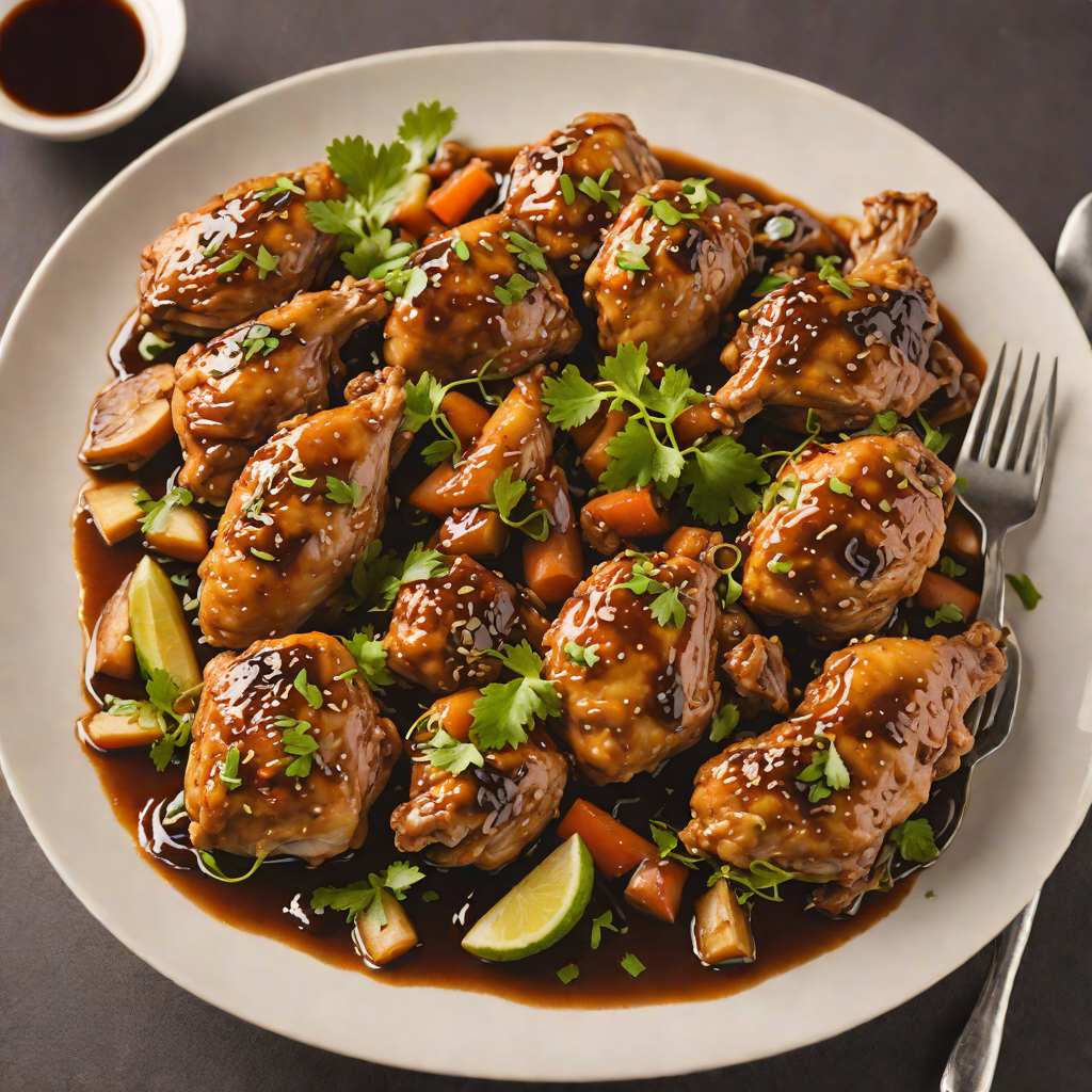 Simple Filipino Chicken Adobo with Vinegar and Soy Sauce