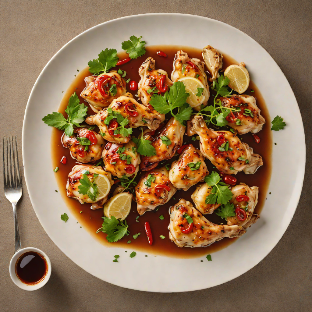 Sautéed Chicken with Garlic and Chili Infused Oil