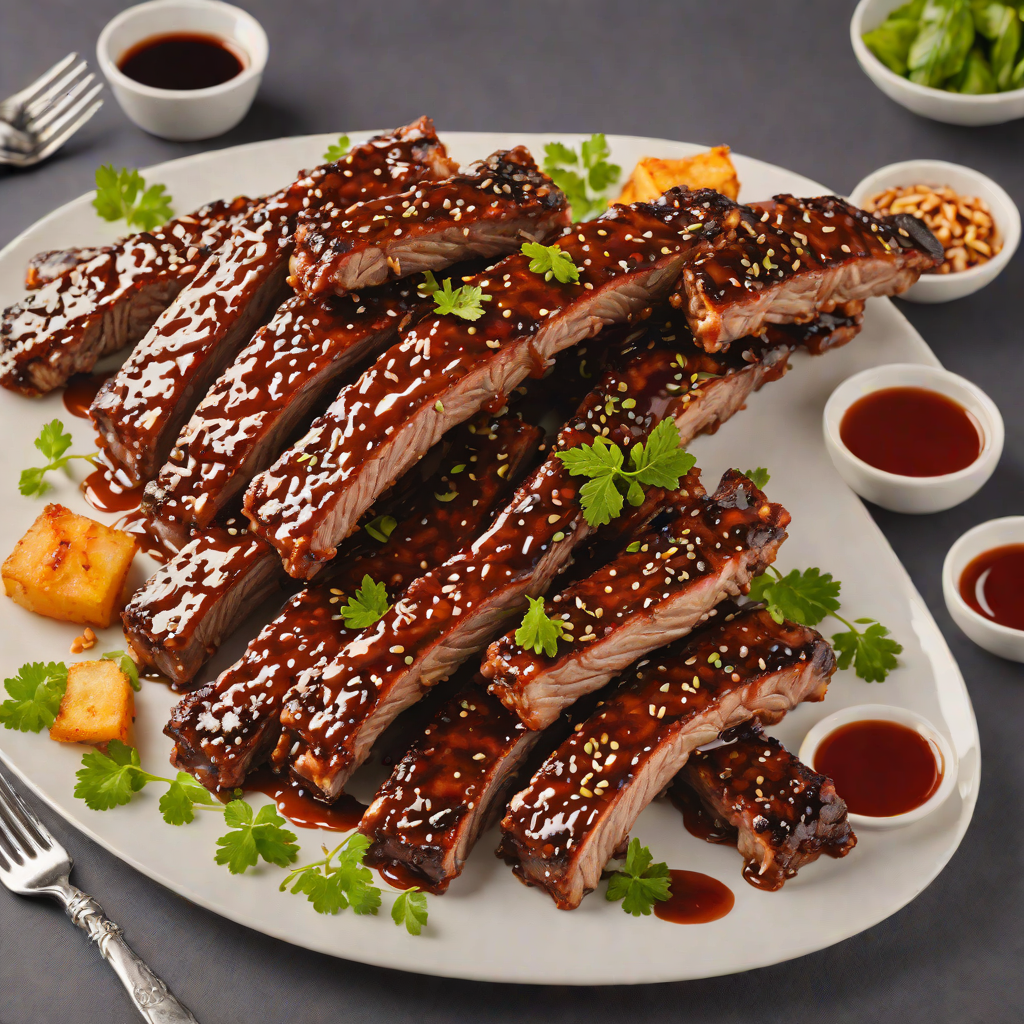 Grilled St. Louis Style Pork Ribs with Sweet and Tangy BBQ Glaze