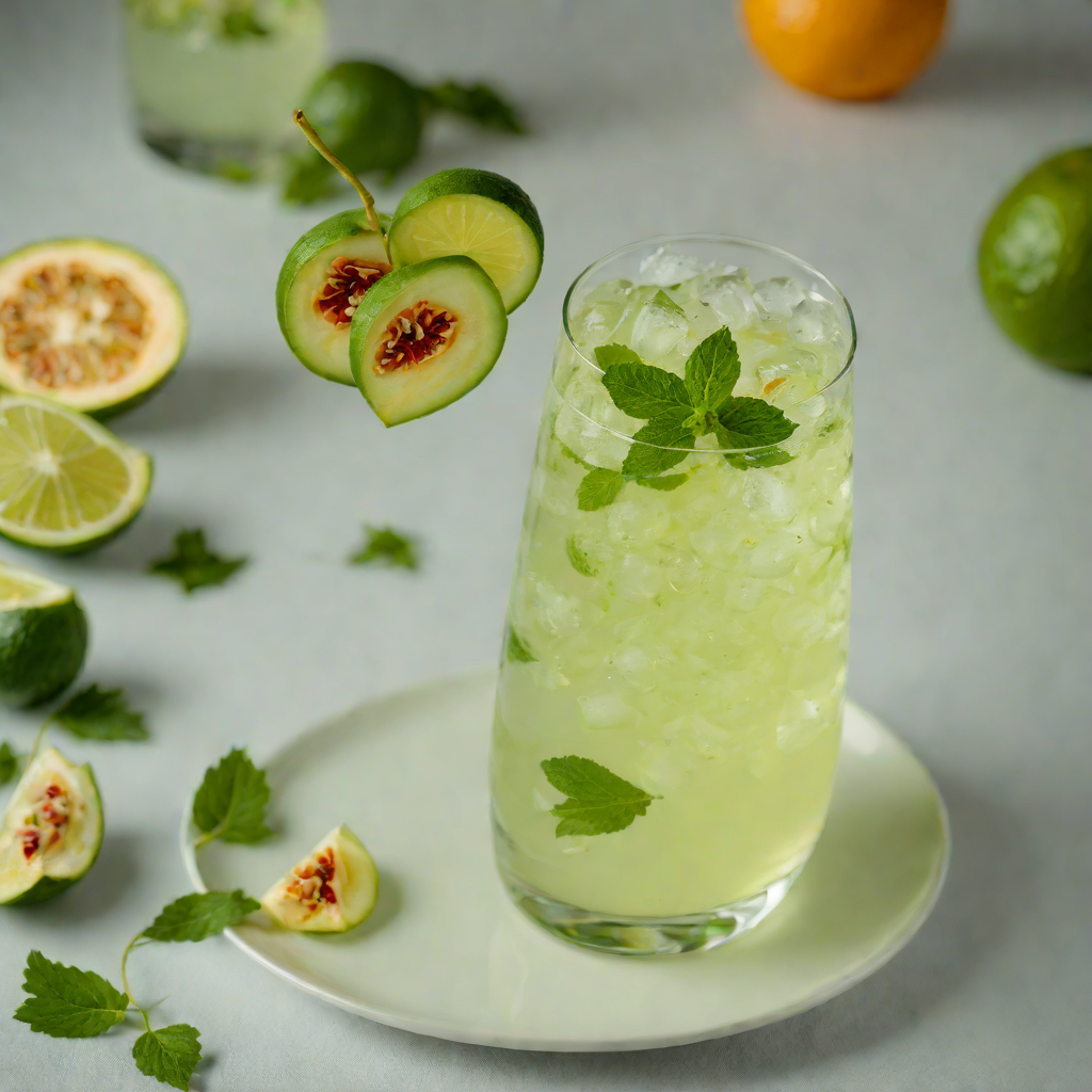 Green Papaya Gin Fizz