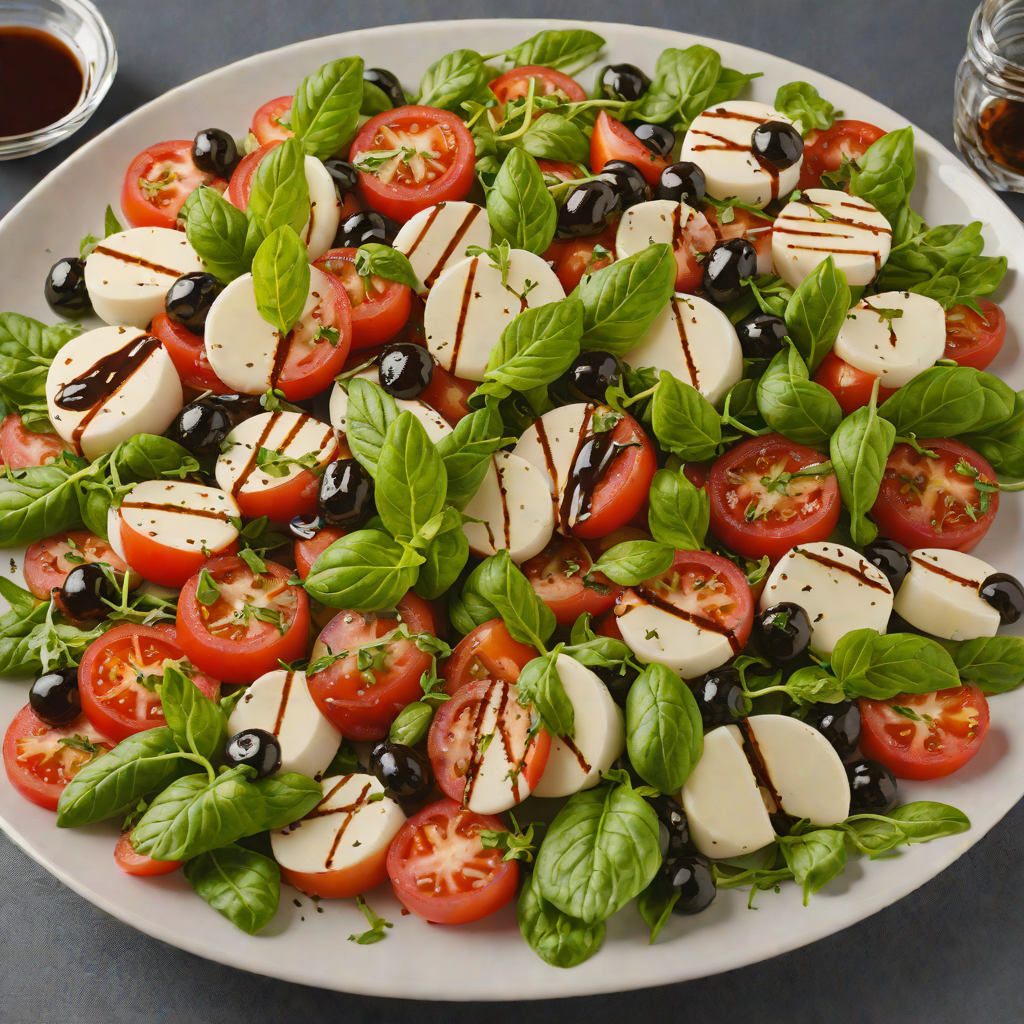 Italian-Inspired Caprese Salad with Balsamic Reduction