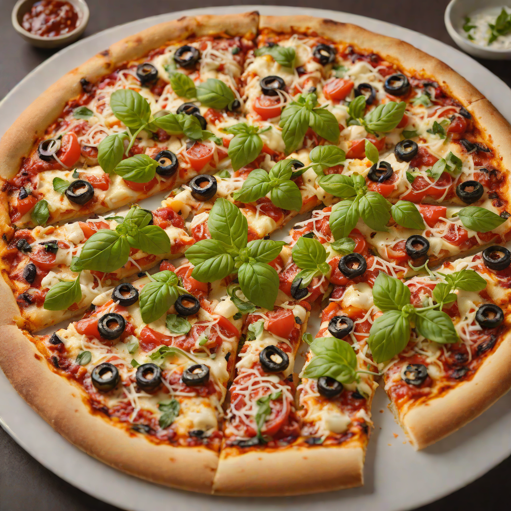 Wood-Fired Greek Pizzeria Style Pizza with Sweet Tomato Sauce