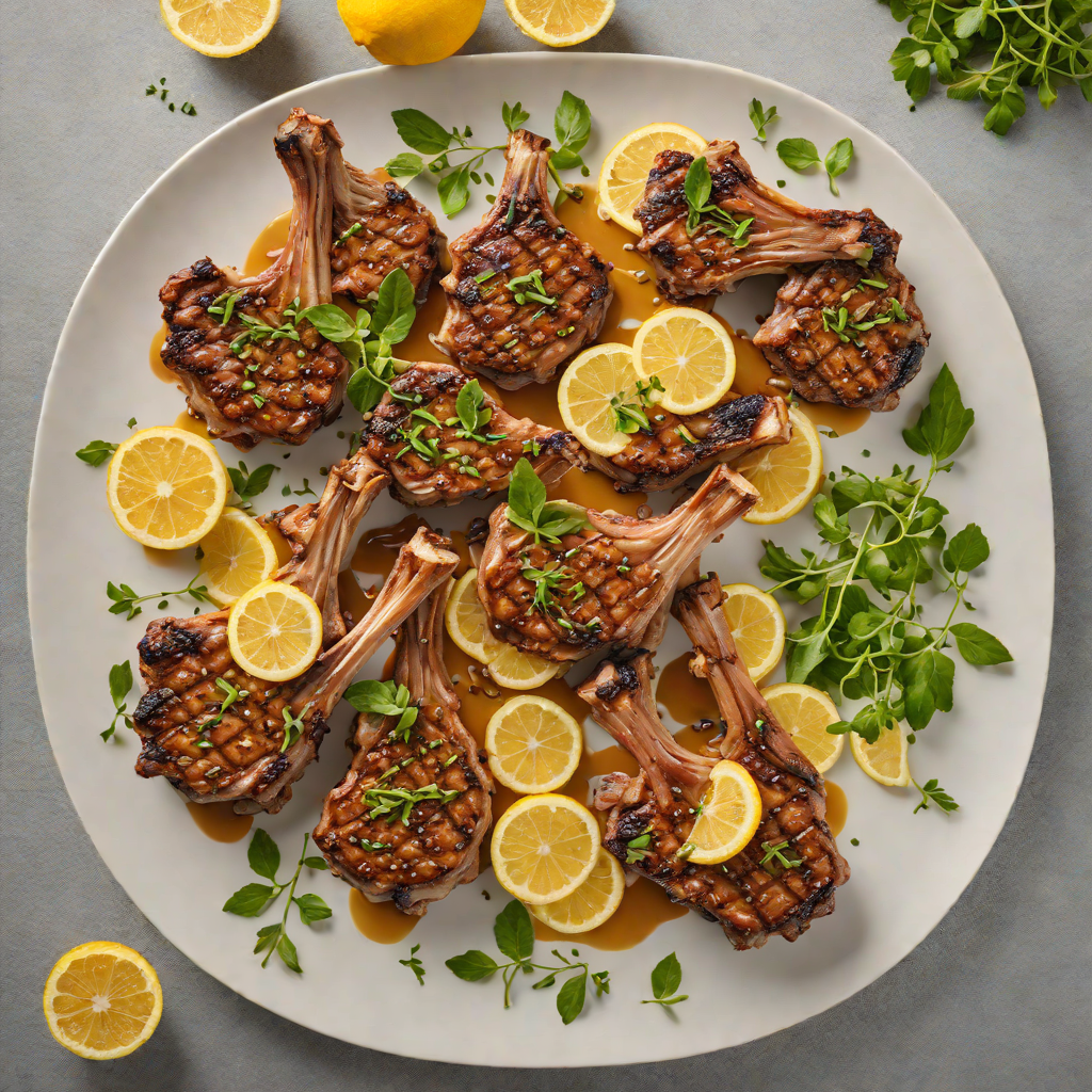 Sautéed Greek Lamb Chops with Lemon-Oregano Marinade
