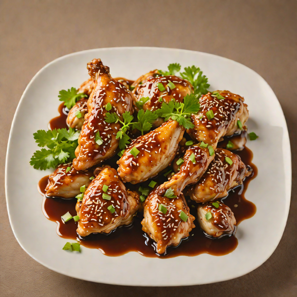 Sautéed Chicken with Garlic and Soy Glaze
