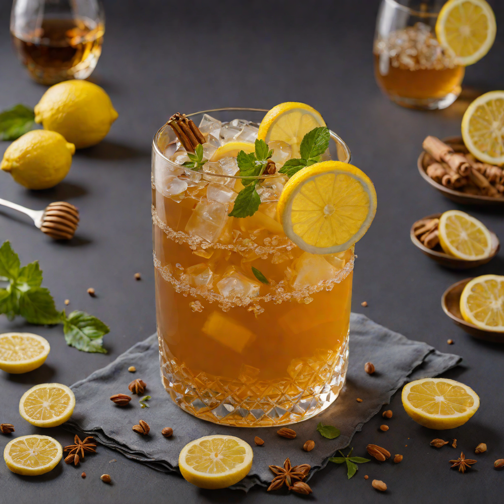 Spiced Honey-Lemon Ginger Tea for Nasal Congestion