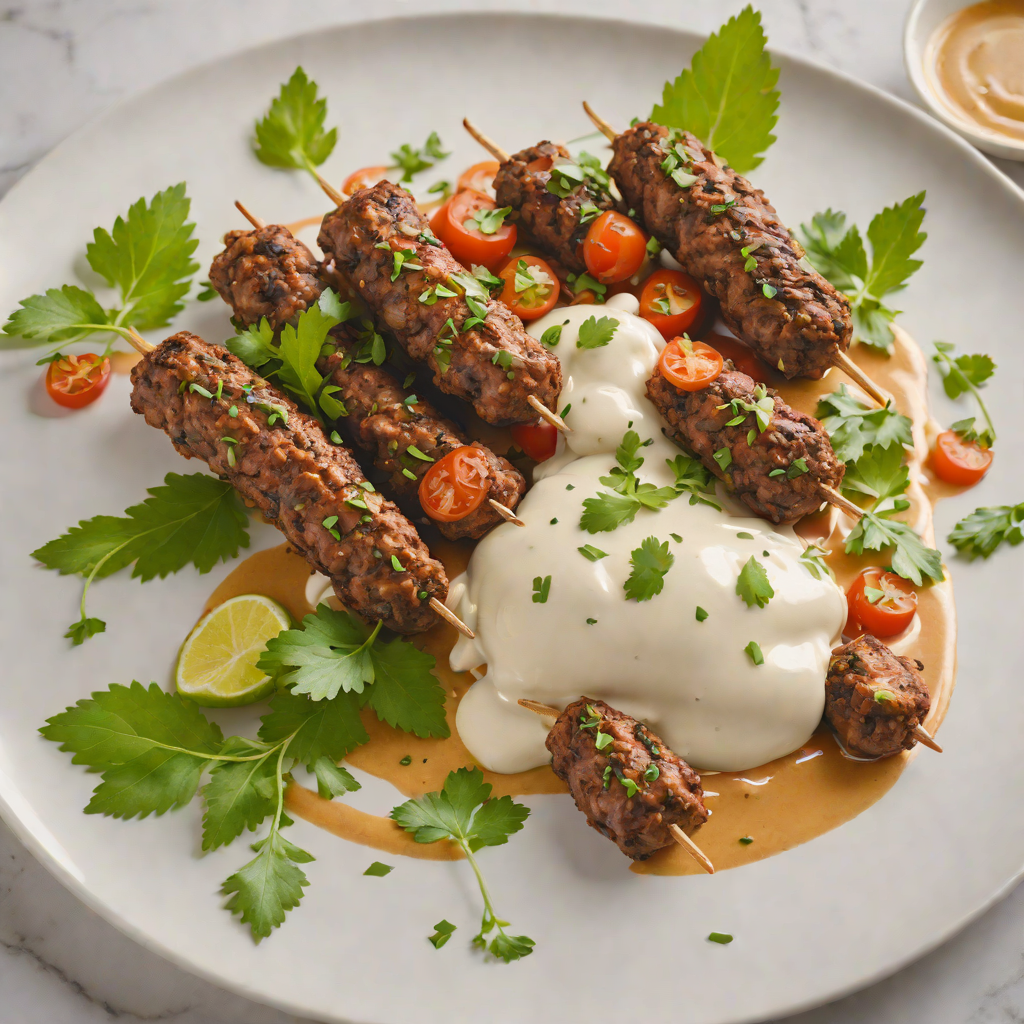 Phoenician Lamb Kofta with Tahini Yogurt Sauce