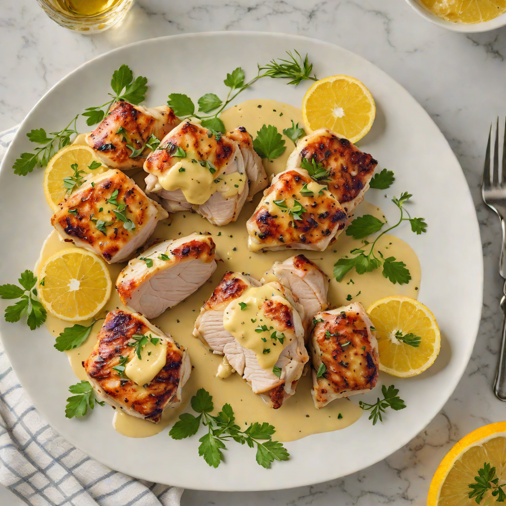 Pan-Seared Chicken Thighs with Citrus-Herb Butter Sauce