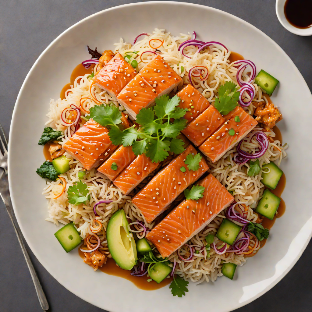 Miso-Glazed Japanese Macaque Inspired Salmon Donburi