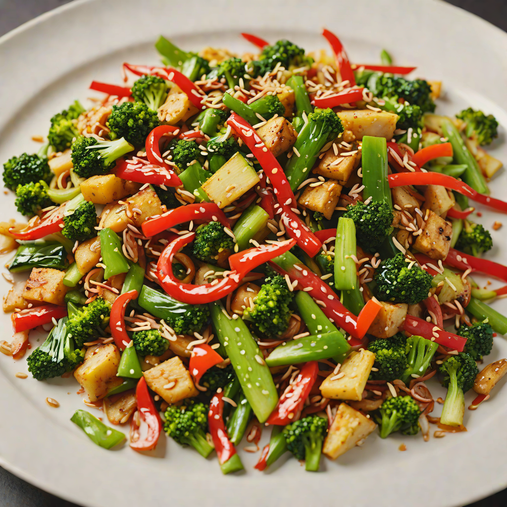 Vegetable Stir-Fry with Garlic, Chili, and Soy Sauce