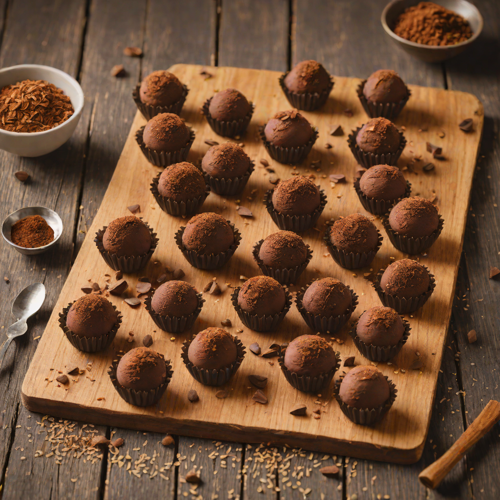 Brigadeiro Truffle Bites with Toasted Cocoa