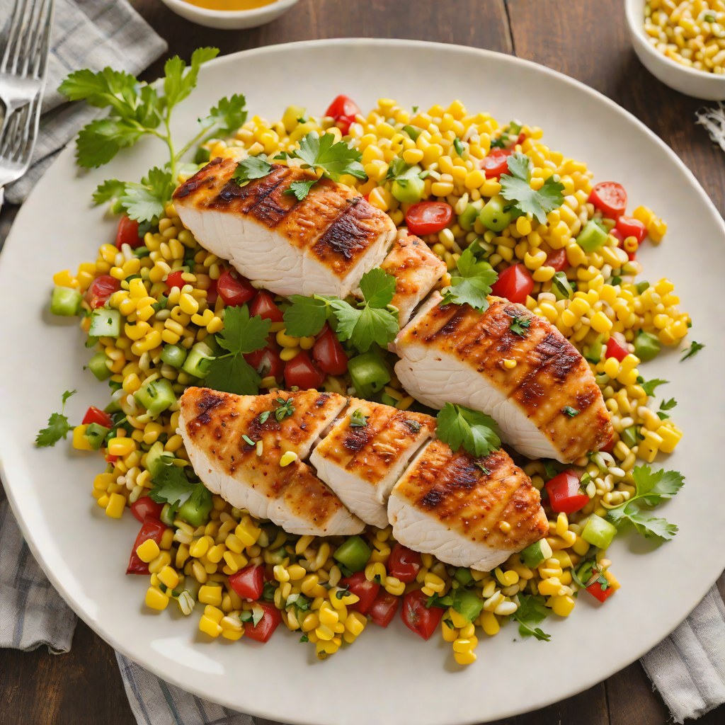 Pan-Seared Chicken with Wabash Valley Corn Succotash