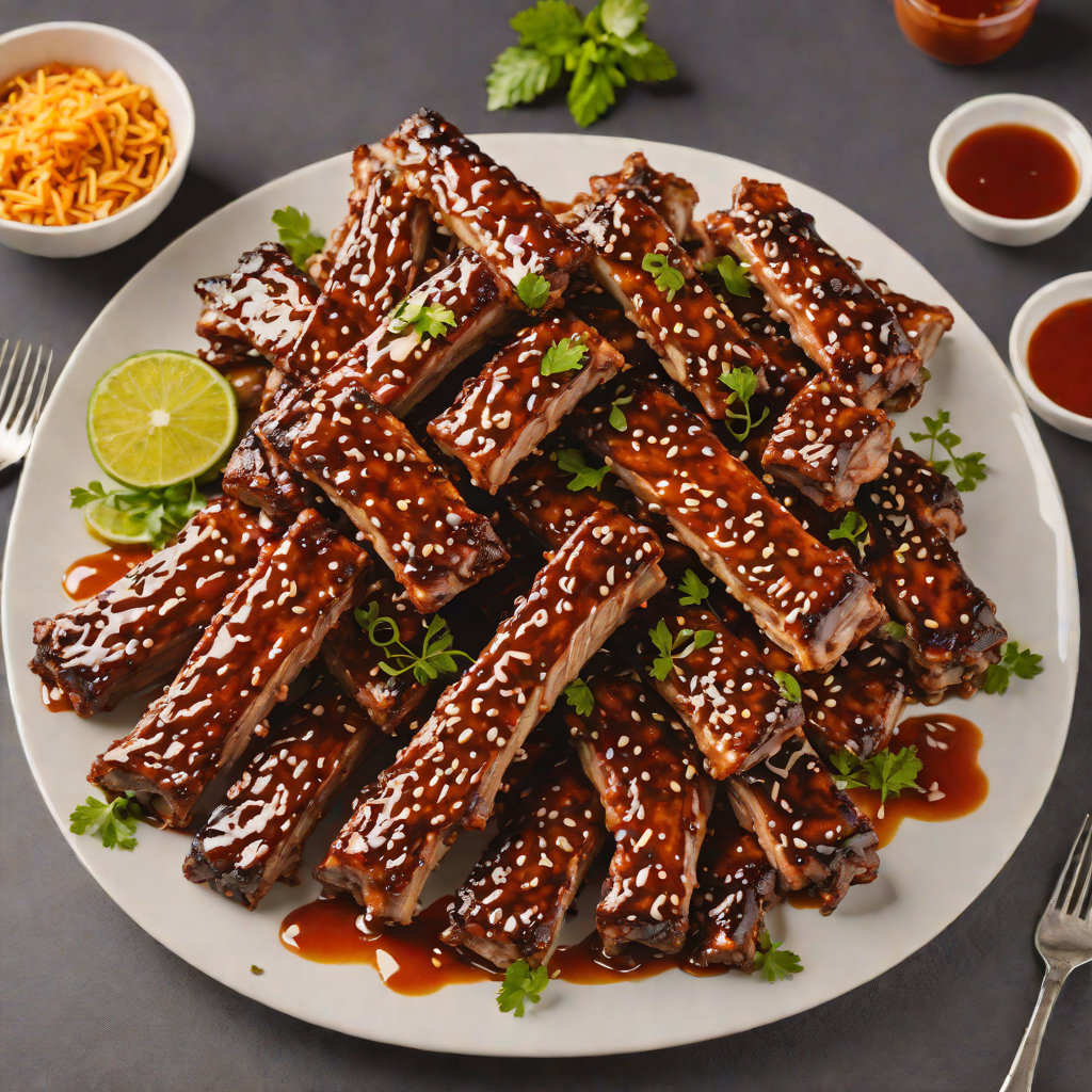 Grilled St. Louis-Style Pork Ribs with Sweet and Spicy Glaze