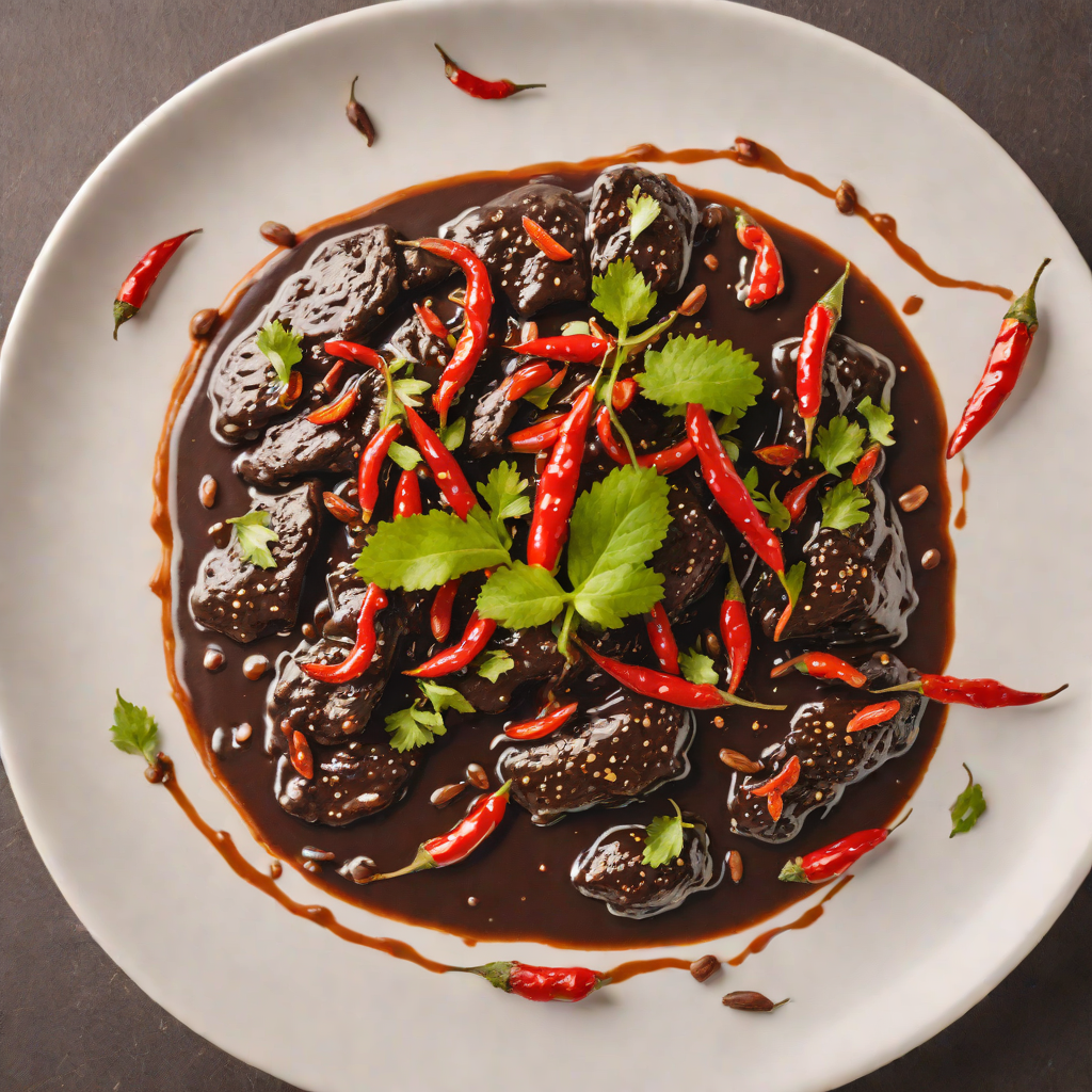 Slow-Simmered Black Mole with Toasted Chilies and Roasted Chocolate