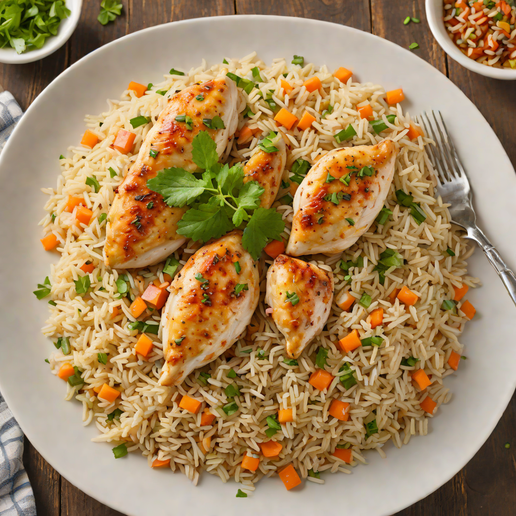 One-Pot Wabash Valley Chicken and Rice Pilaf