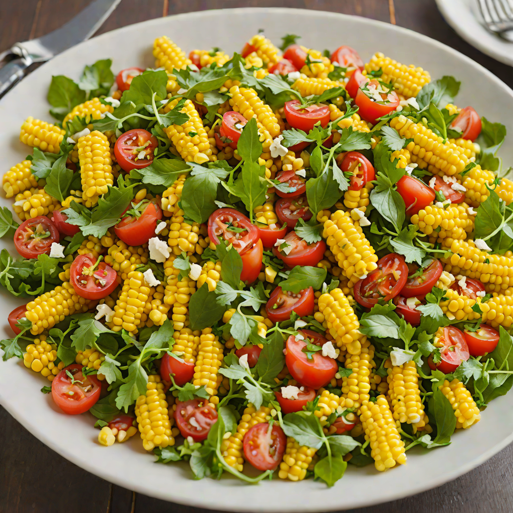 Midwest-Style Roasted Corn and Tomato Salad