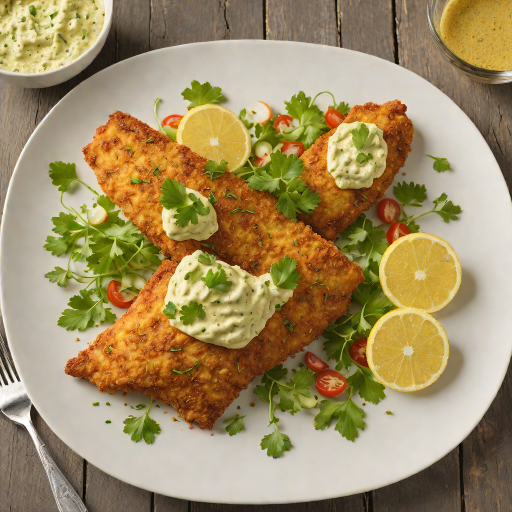 Cornmeal-Crusted Catfish with Spiced Remoulade