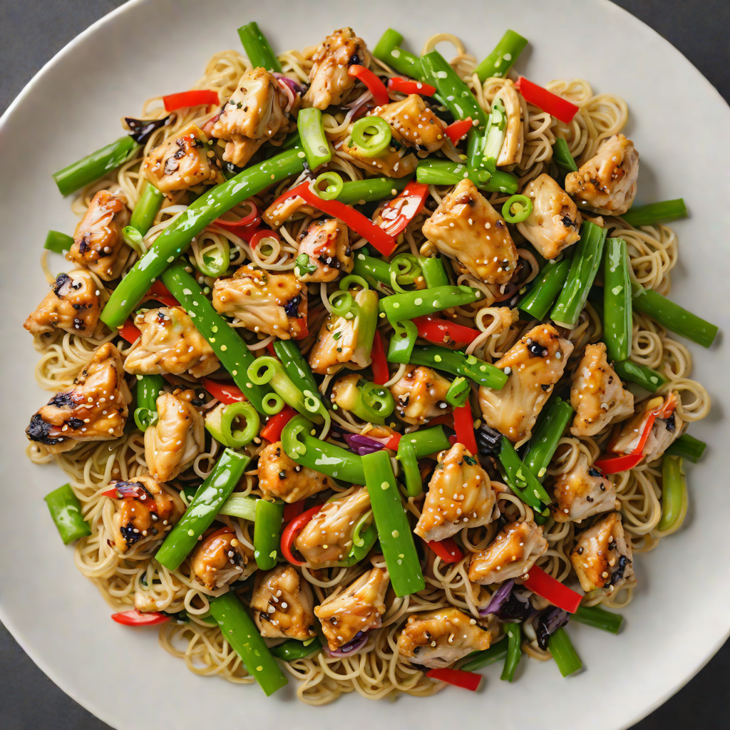 Sautéed Ginger-Scallion Chicken Stir Fry