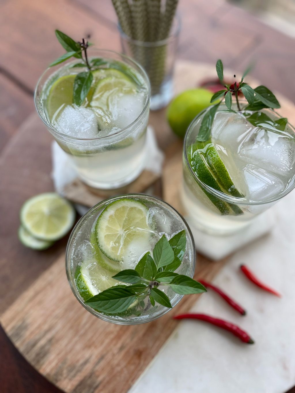 Citrus-Spiced Thai Basil Smash