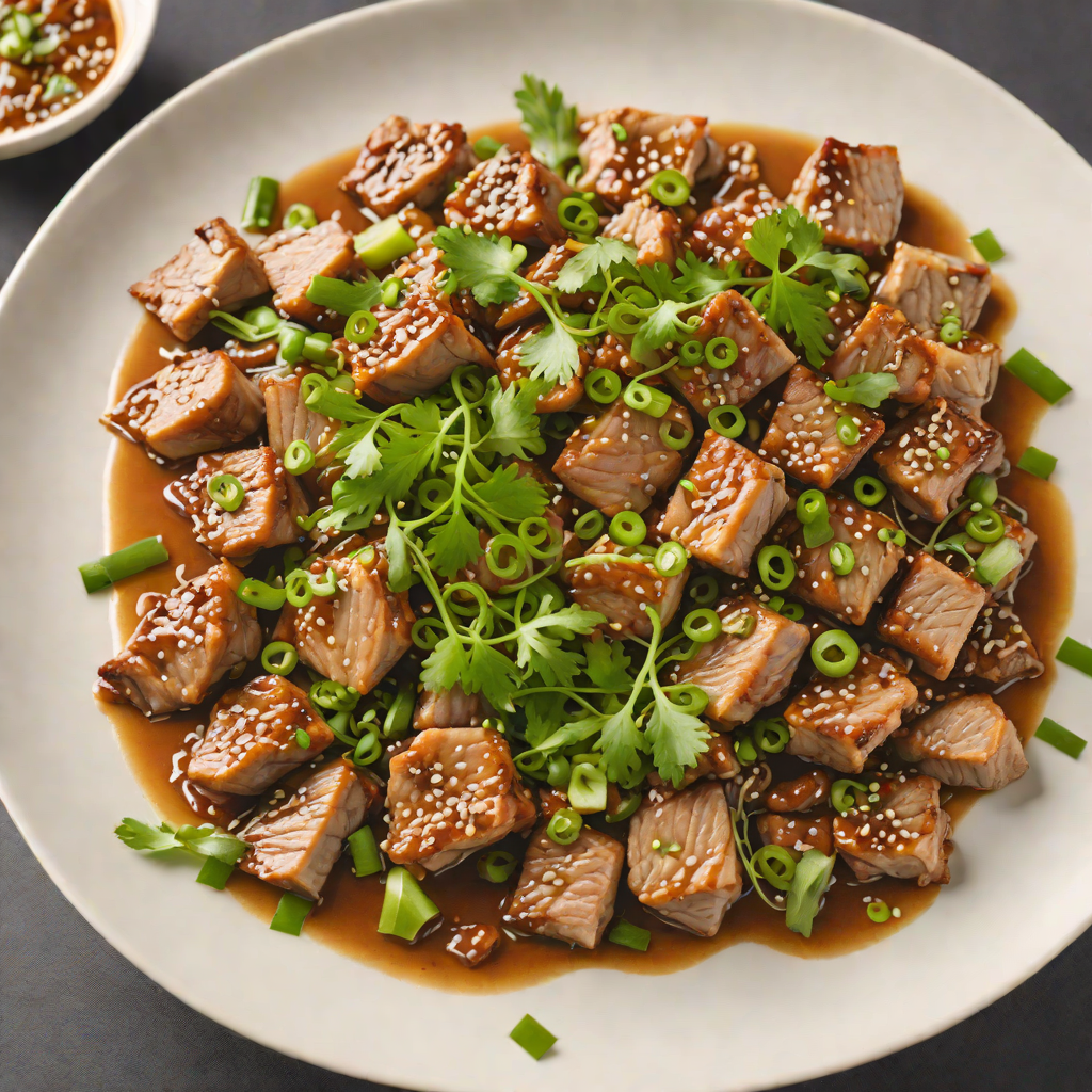 Sautéed Pork with Ginger-Scallion Sauce