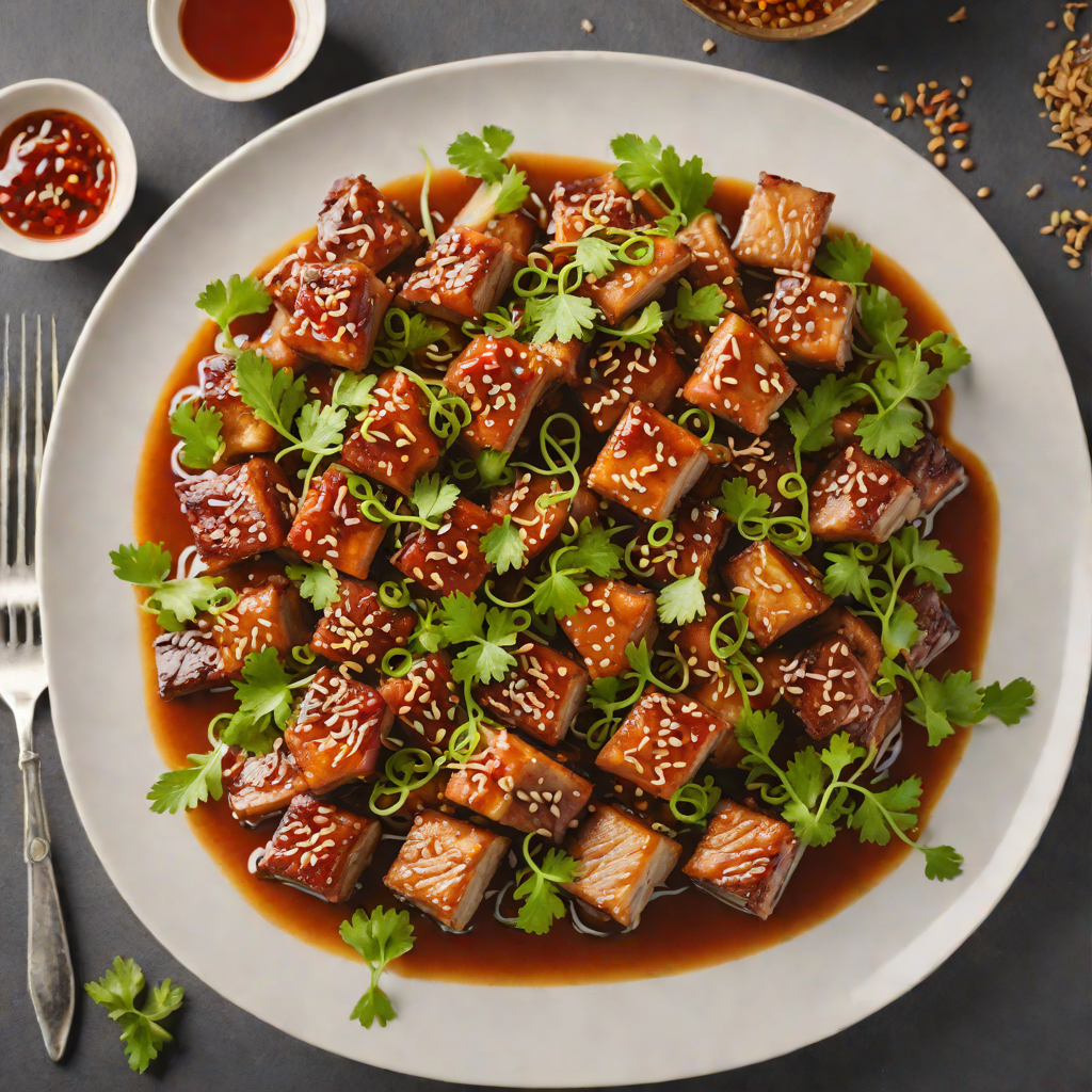 Stir-Fried Pork Belly with Spicy Garlic Sauce