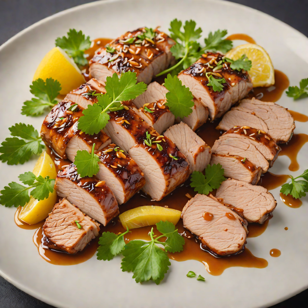 Honey-Ginger Glazed Roasted Pork Tenderloin