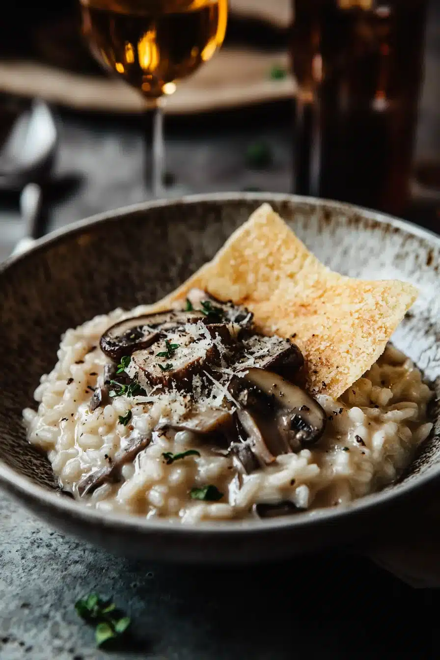 Truffle-Infused Mushroom Risotto
