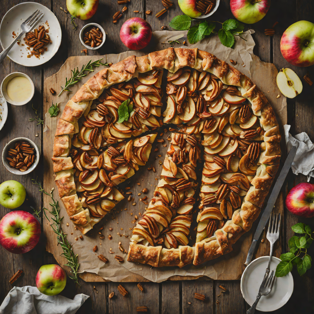 Baked Cinnamon-Spiced Apple Galette