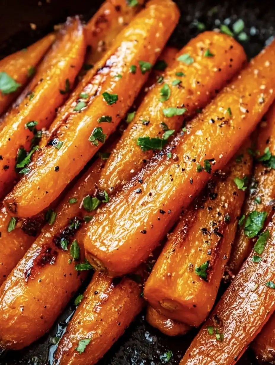 Caramelized Honey-Glazed Carrots with Thyme