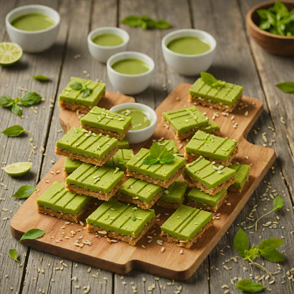 Matcha Green Tea Pocky Biscuit Bars