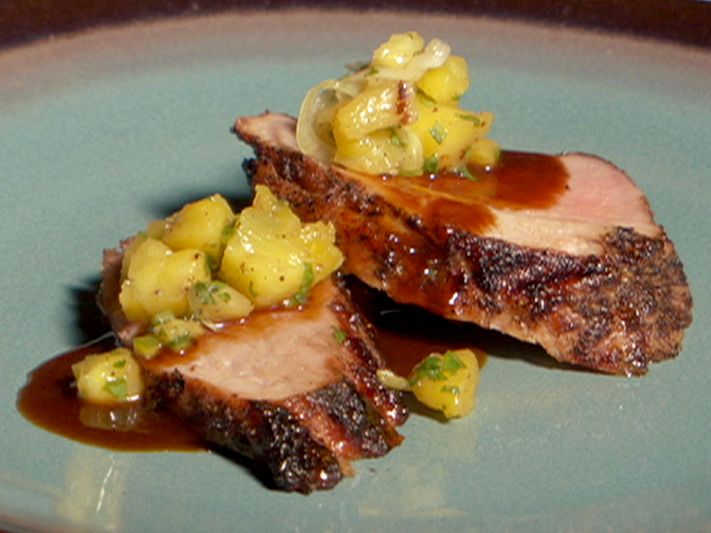 Spiced Rum-Glazed Caribbean Pork Tenderloin