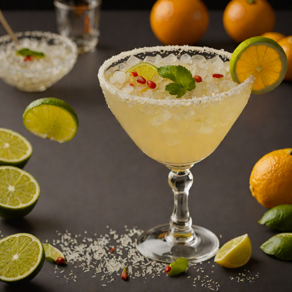 Citrus-Spiced Margarita with Chili Salt Rim
