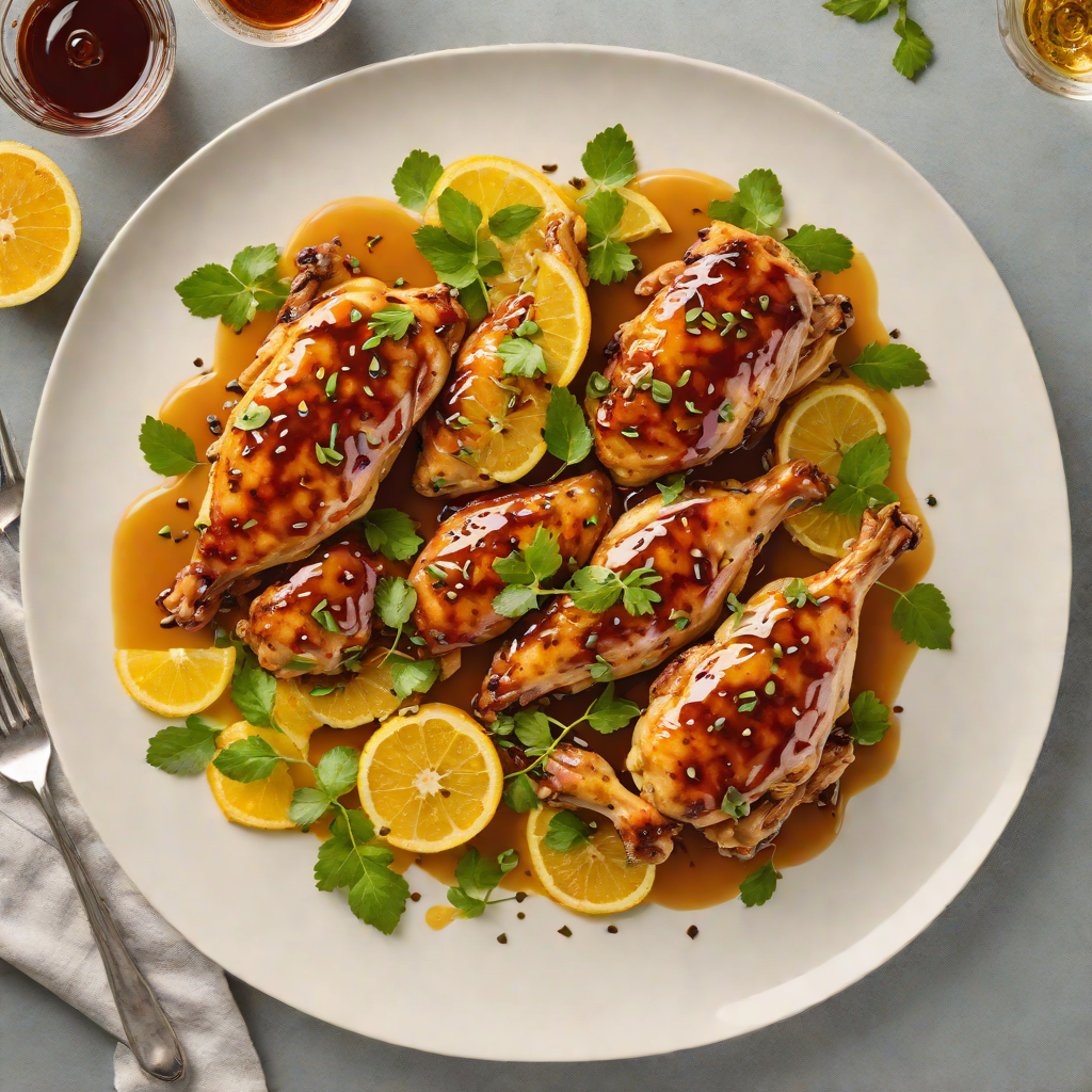 Sautéed Chicken with Spiced Honey Citrus Glaze