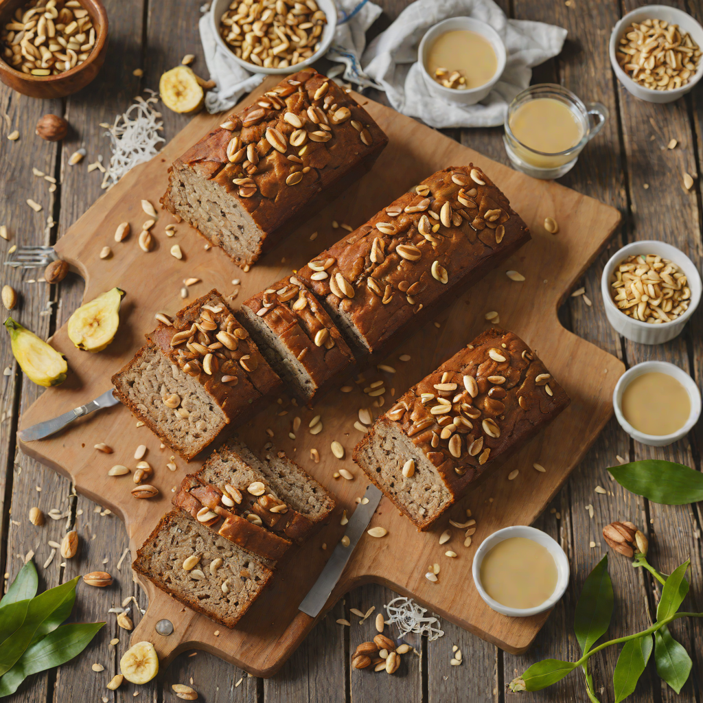 Tiki Rum-Spiced Banana Bread with Toasted Macadamia Nuts
